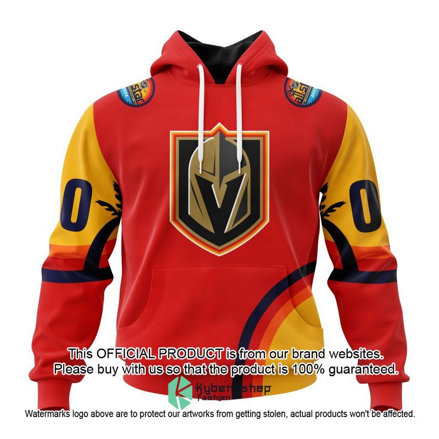 Personalized NHL Vegas Golden Knights Special ALL-Star Game Design With Florida Sunset Shirt, Hoodie