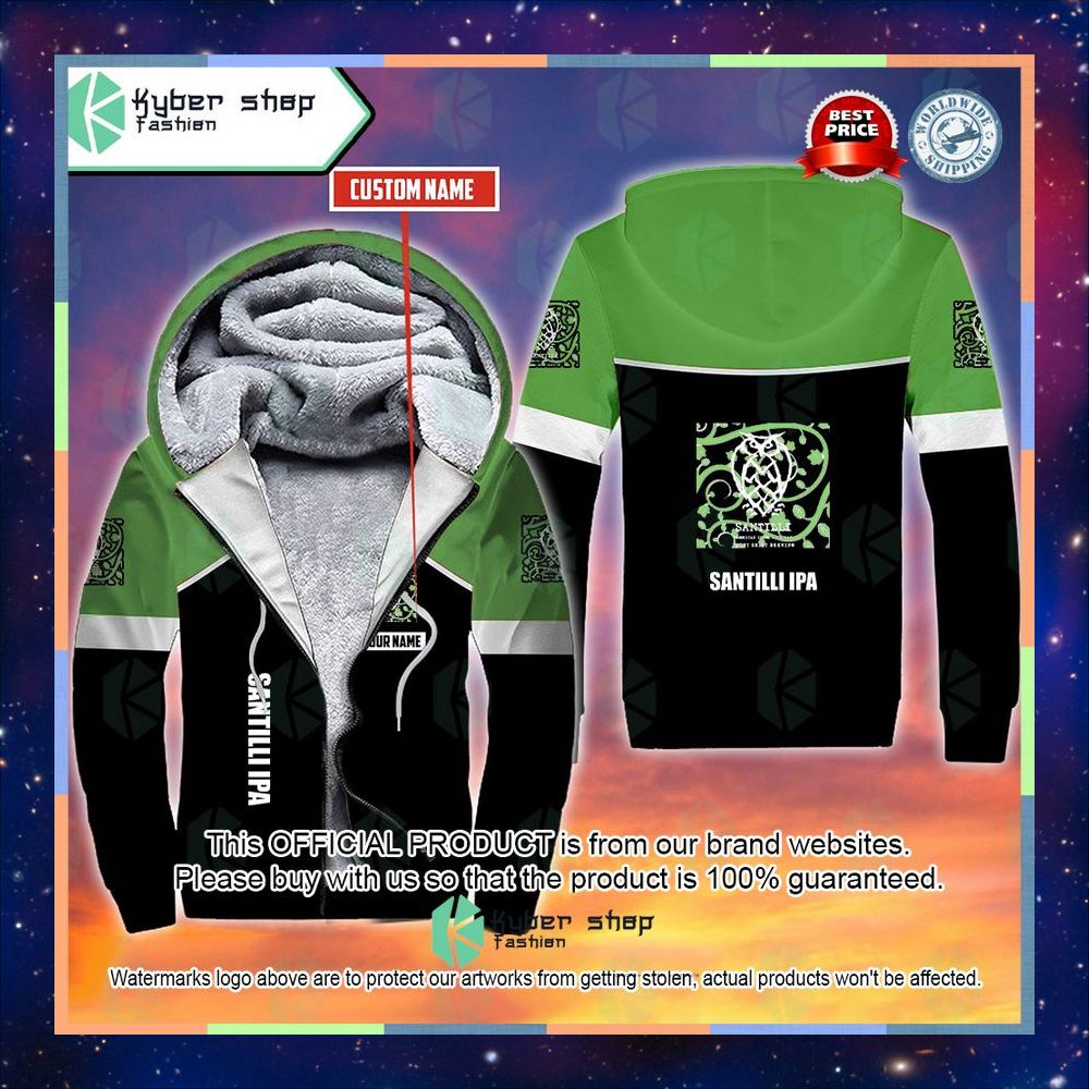 Personalized Night Shift Santilli IPA Fleece Hoodie 3 Personalized Night Shift Santilli IPA Fleece Hoodie word1