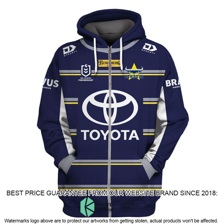 Personalized North Queensland Cowboys blue Shirt, Hoodie 3 Personalized North Queensland Cowboys blue Shirt, Hoodie word1