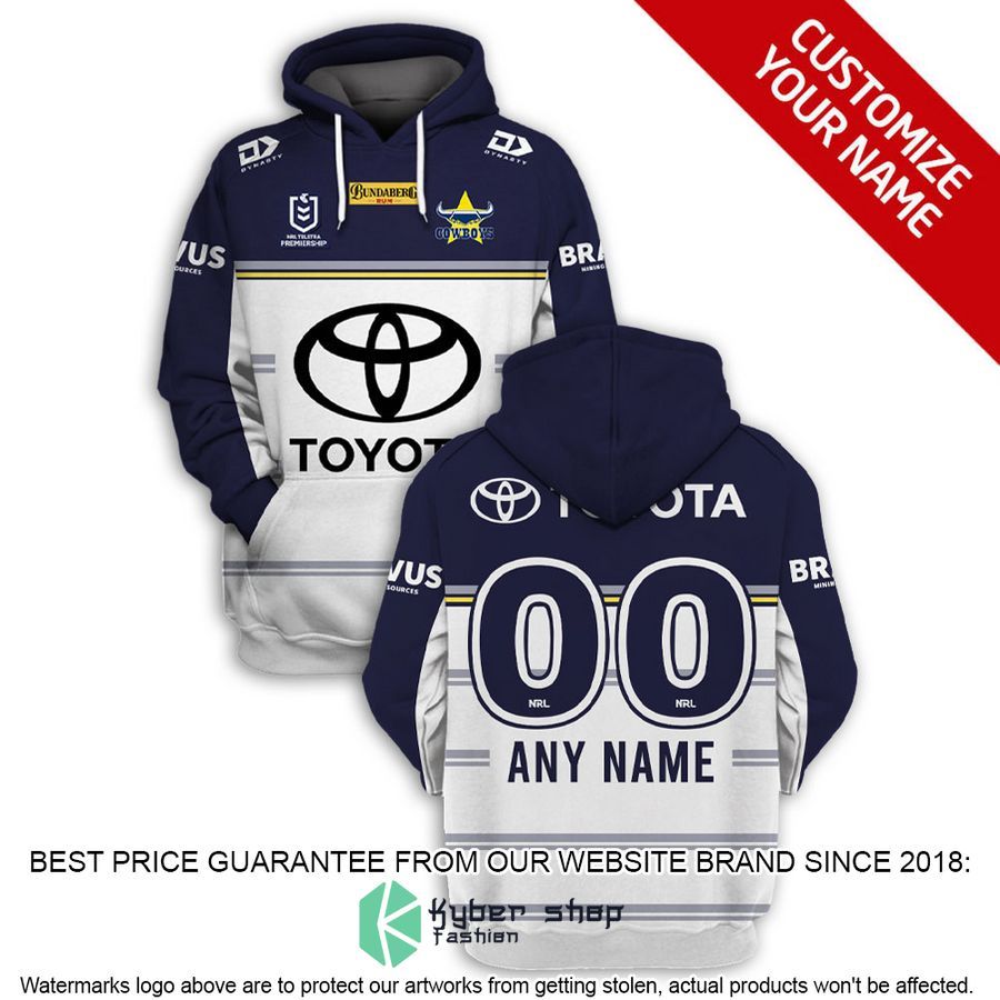 Personalized North Queensland Cowboys Toyota Shirt, Hoodie