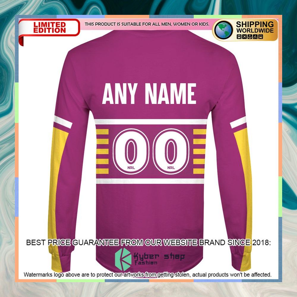 Personalized NRL Brisbane Broncos purple Shirt, Hoodie 16 Personalized NRL Brisbane Broncos purple Shirt, Hoodie word3