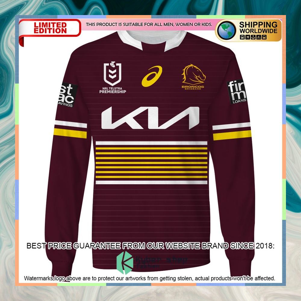 Personalized NRL Brisbane Broncos striped Shirt, Hoodie 15 Personalized NRL Brisbane Broncos striped Shirt, Hoodie word2