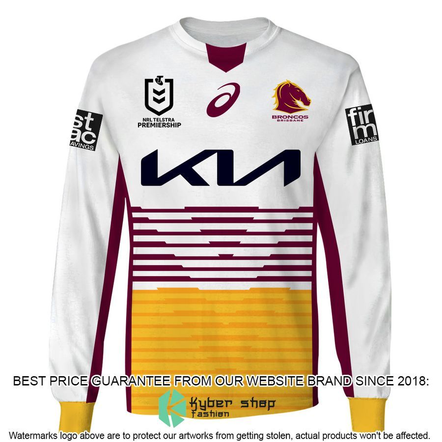 Personalized NRL Brisbane Broncos white Shirt, Hoodie 6 Personalized NRL Brisbane Broncos white Shirt, Hoodie word3