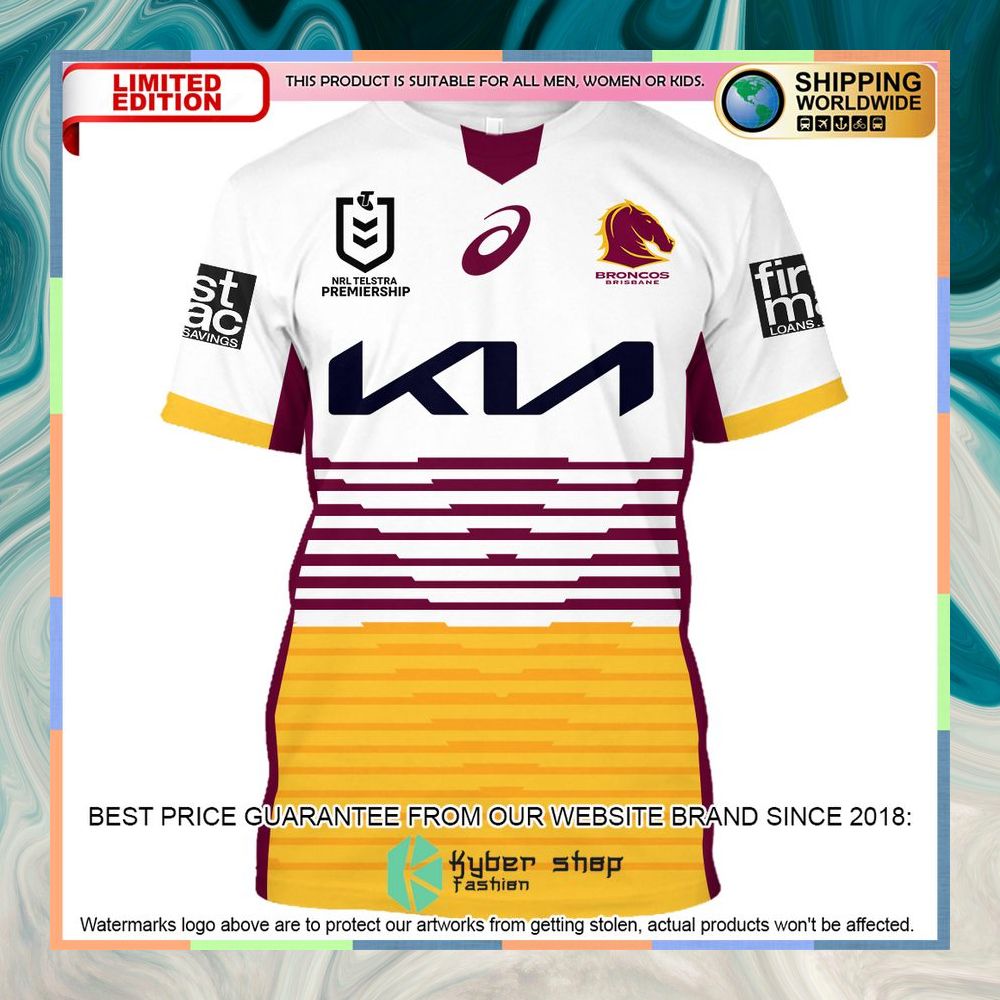 Personalized NRL Brisbane Broncos white Shirt, Hoodie 17 Personalized NRL Brisbane Broncos white Shirt, Hoodie word3
