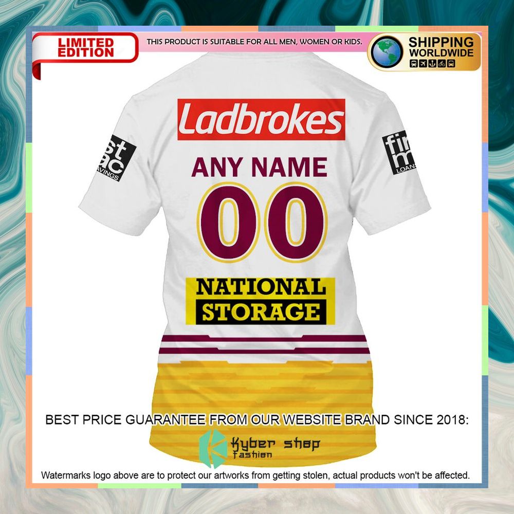 Personalized NRL Brisbane Broncos white Shirt, Hoodie 18 Personalized NRL Brisbane Broncos white Shirt, Hoodie word3