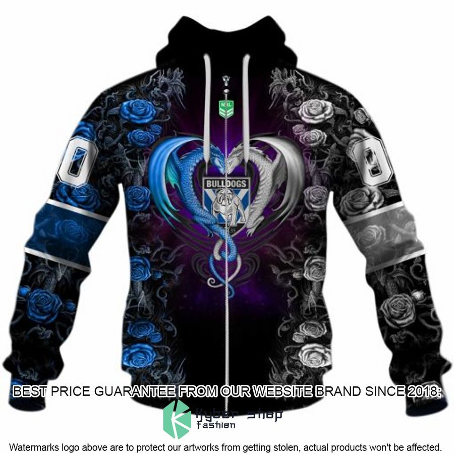 Personalized NRL Canterbury-Bankstown Bulldogs Rose Dragon Shirt, Hoodie 3 Personalized NRL Canterbury-Bankstown Bulldogs Rose Dragon Shirt, Hoodie word3