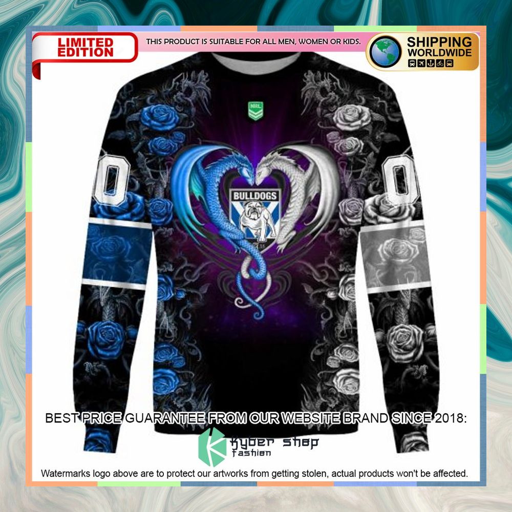 Personalized NRL Canterbury-Bankstown Bulldogs Rose Dragon Shirt, Hoodie 15 Personalized NRL Canterbury-Bankstown Bulldogs Rose Dragon Shirt, Hoodie word3