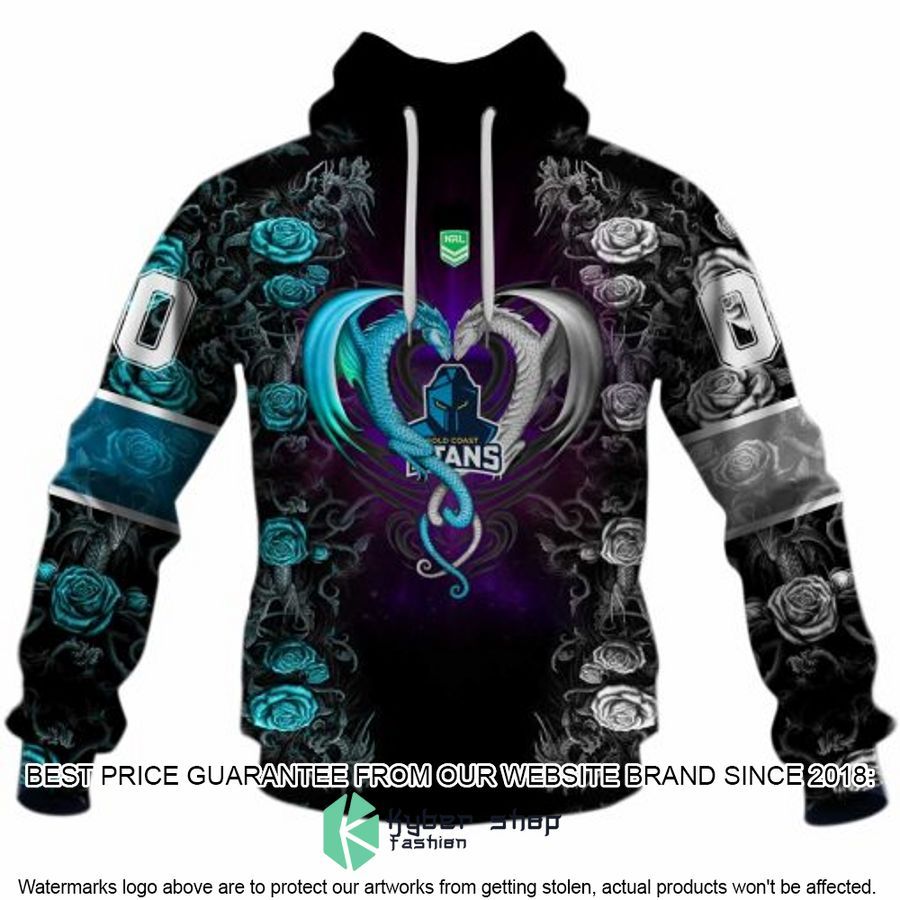 Personalized NRL Gold Coast Titans Rose Dragon Shirt, Hoodie 4 Personalized NRL Gold Coast Titans Rose Dragon Shirt, Hoodie word1