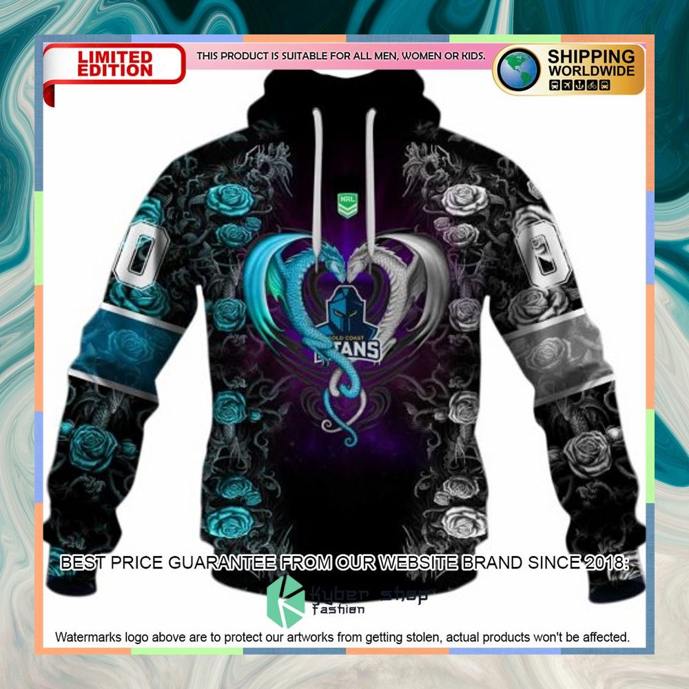Personalized NRL Gold Coast Titans Rose Dragon Shirt, Hoodie 13 Personalized NRL Gold Coast Titans Rose Dragon Shirt, Hoodie word1