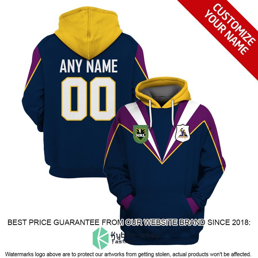 Personalized NRL Melbourne Storm blue Shirt, Hoodie
