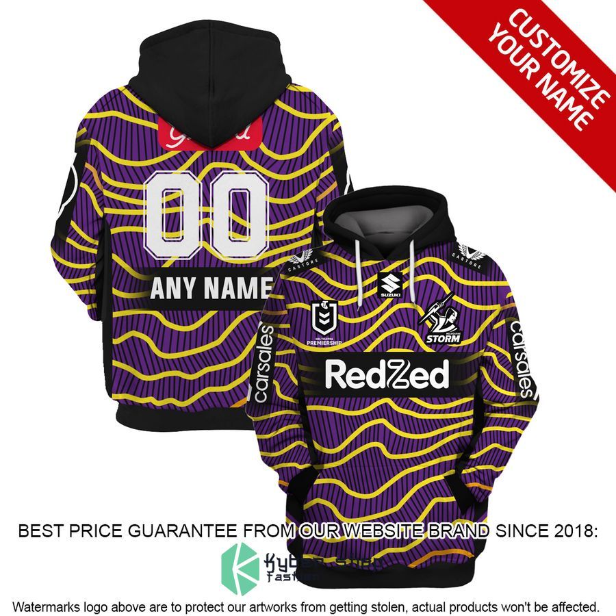 Personalized NRL Melbourne Storm Shirt, Hoodie