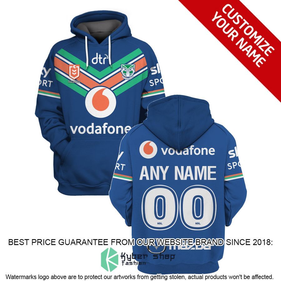 Personalized NRL New Zealand Warriors blue Shirt, Hoodie