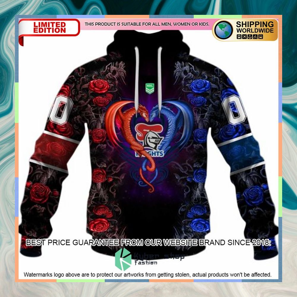Personalized NRL Newcastle Knights Rose Dragon Shirt, Hoodie 13 Personalized NRL Newcastle Knights Rose Dragon Shirt, Hoodie word3