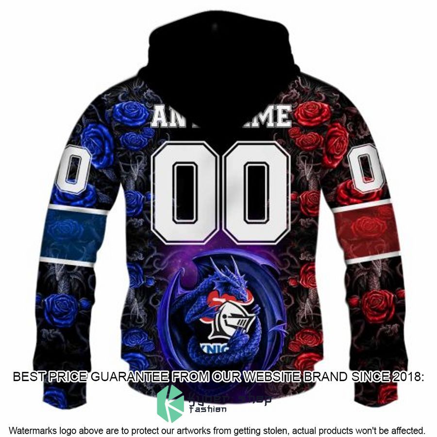 Personalized NRL Newcastle Knights Rose Dragon Shirt, Hoodie 5 Personalized NRL Newcastle Knights Rose Dragon Shirt, Hoodie word3