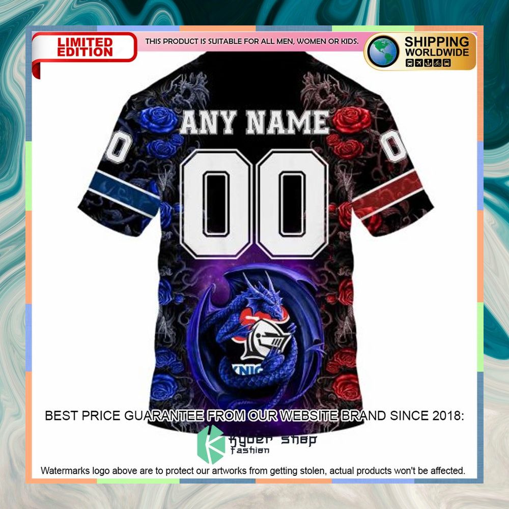 Personalized NRL Newcastle Knights Rose Dragon Shirt, Hoodie 18 Personalized NRL Newcastle Knights Rose Dragon Shirt, Hoodie word3