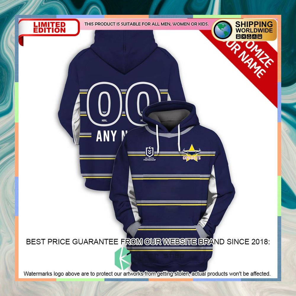 Personalized NRL North Queensland Cowboys blue Shirt, Hoodie 10 Personalized NRL North Queensland Cowboys blue Shirt, Hoodie word1