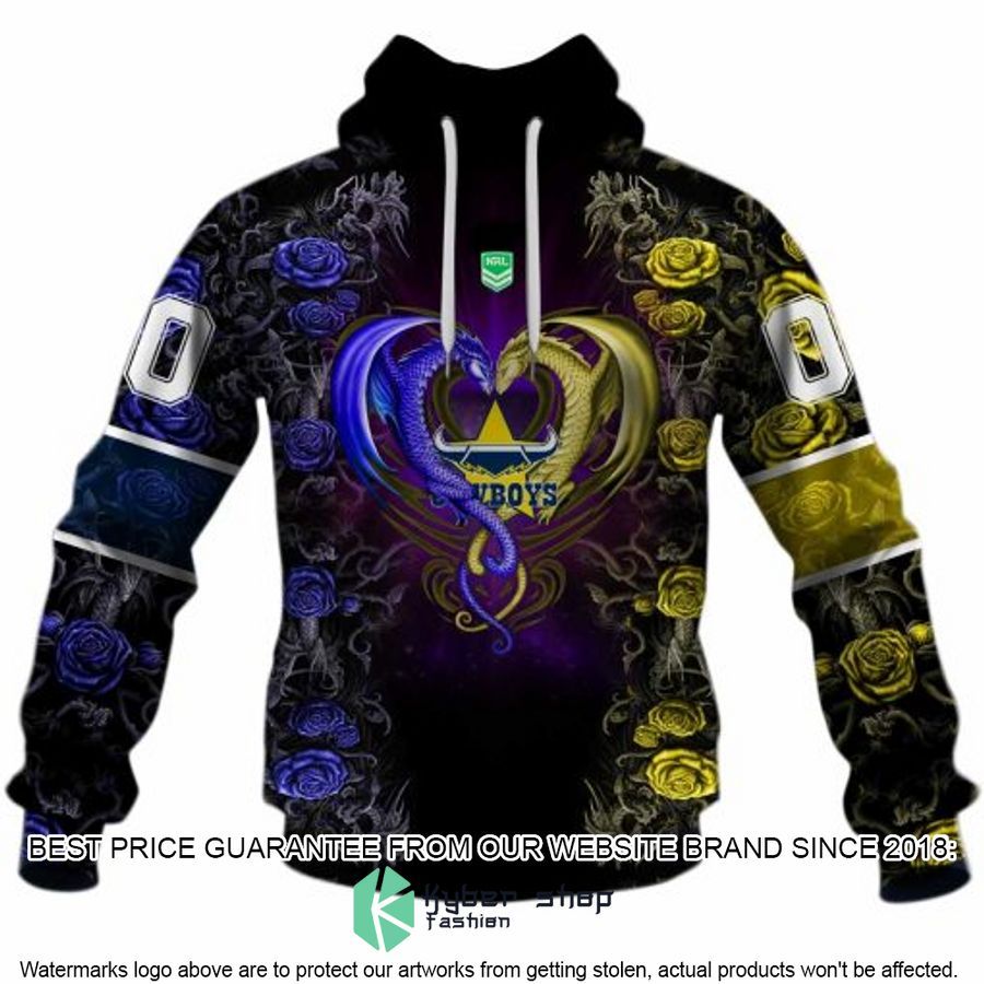 Personalized NRL North Queensland Cowboys Rose Dragon Shirt, Hoodie 4 Personalized NRL North Queensland Cowboys Rose Dragon Shirt, Hoodie word2