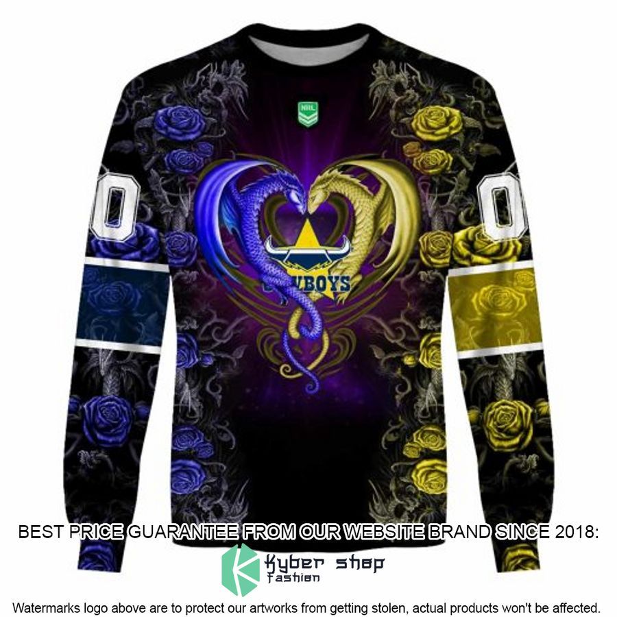 Personalized NRL North Queensland Cowboys Rose Dragon Shirt, Hoodie 6 Personalized NRL North Queensland Cowboys Rose Dragon Shirt, Hoodie word2