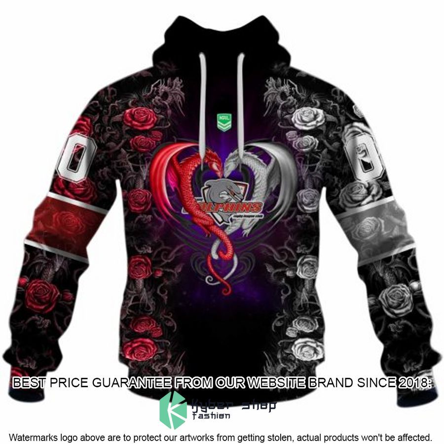 Personalized NRL Redcliffe Dolphins Rose Dragon Shirt, Hoodie 4 Personalized NRL Redcliffe Dolphins Rose Dragon Shirt, Hoodie word3