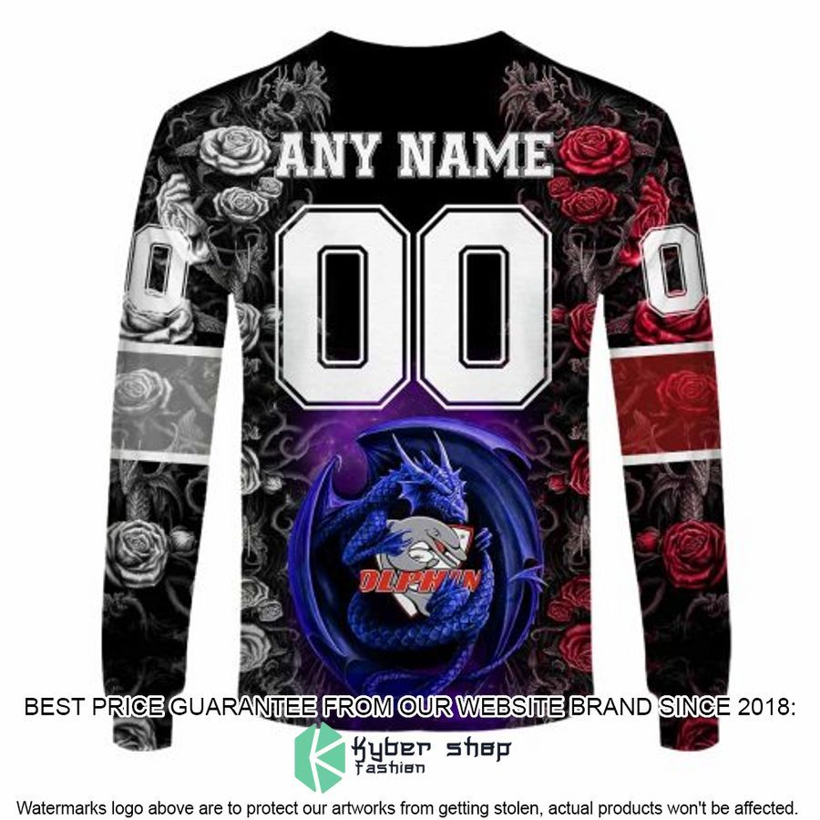 Personalized NRL Redcliffe Dolphins Rose Dragon Shirt, Hoodie 7 Personalized NRL Redcliffe Dolphins Rose Dragon Shirt, Hoodie word3