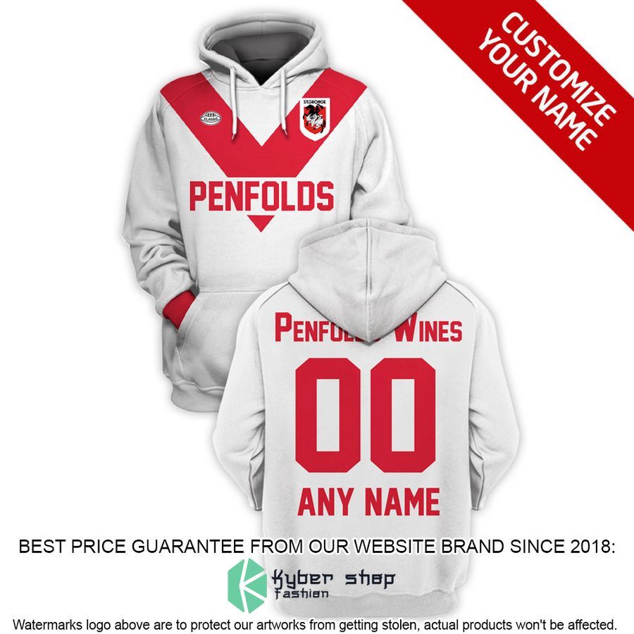 Personalized NRL St. George Illawarra Dragons Penfolds Shirt, Hoodie