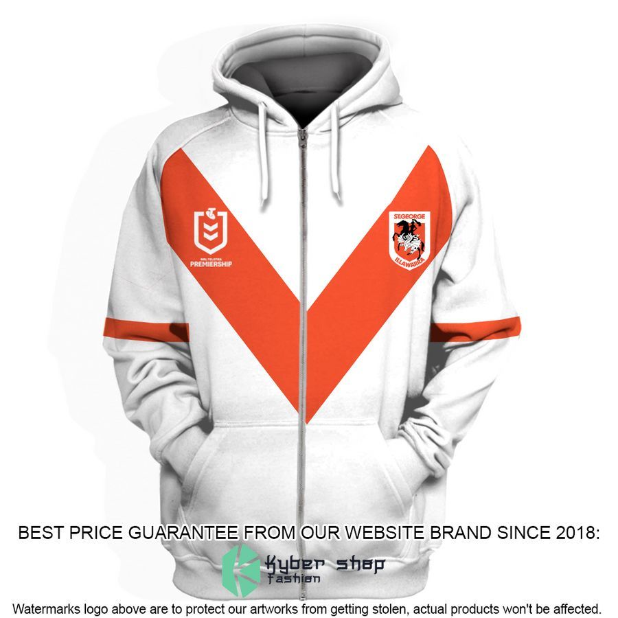 Personalized NRL St. George Illawarra Dragons white Shirt, Hoodie 3 Personalized NRL St. George Illawarra Dragons white Shirt, Hoodie word1
