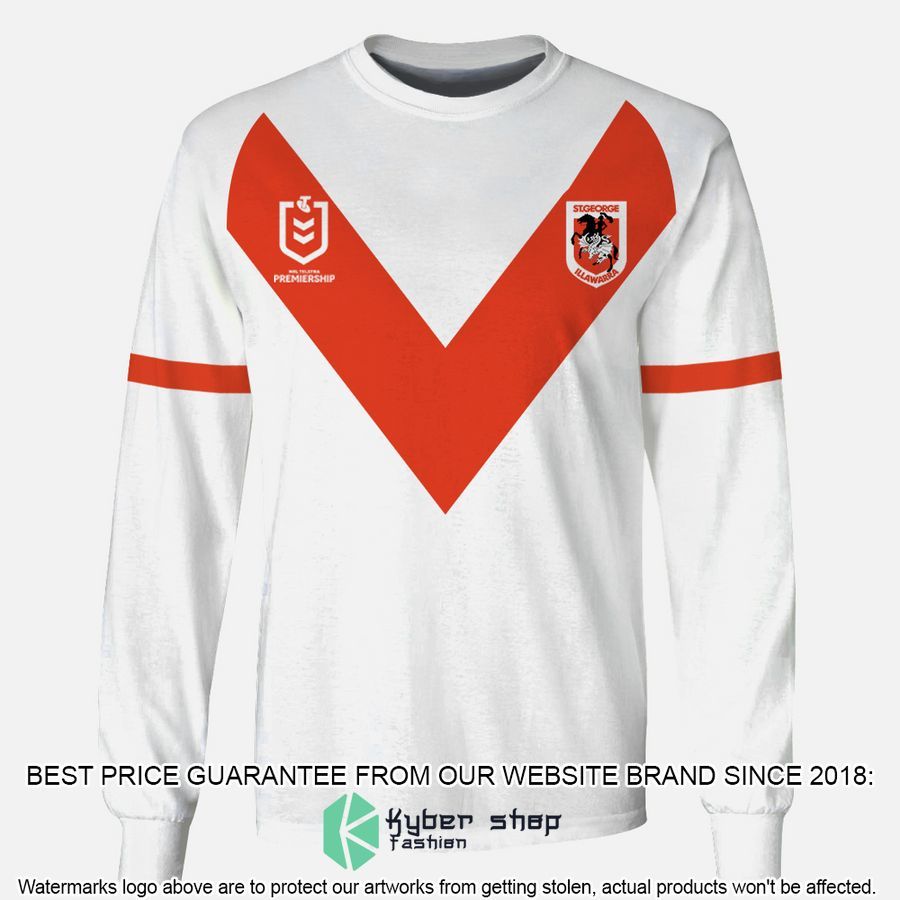 Personalized NRL St. George Illawarra Dragons white Shirt, Hoodie 6 Personalized NRL St. George Illawarra Dragons white Shirt, Hoodie word1