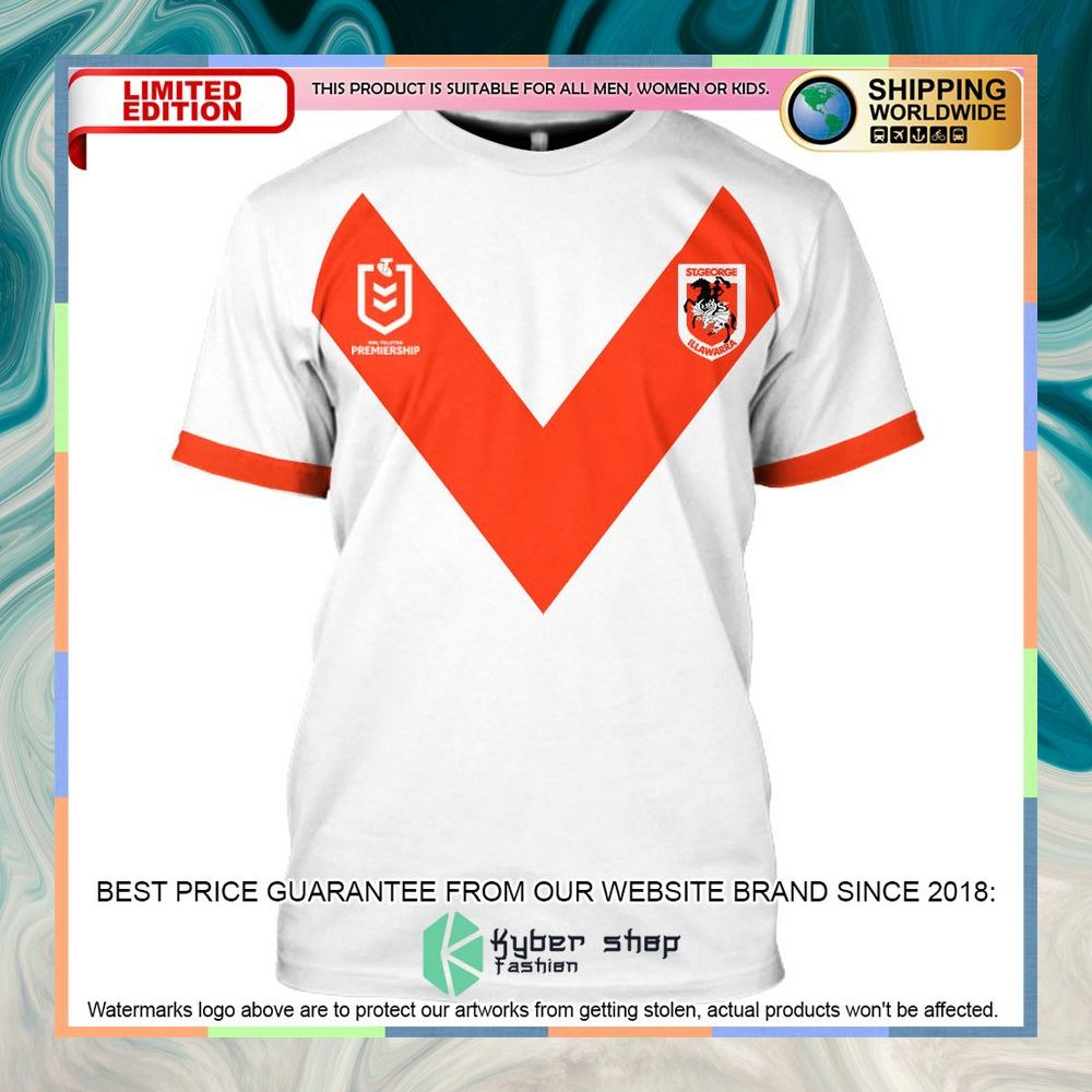 Personalized NRL St. George Illawarra Dragons white Shirt, Hoodie 17 Personalized NRL St. George Illawarra Dragons white Shirt, Hoodie word1