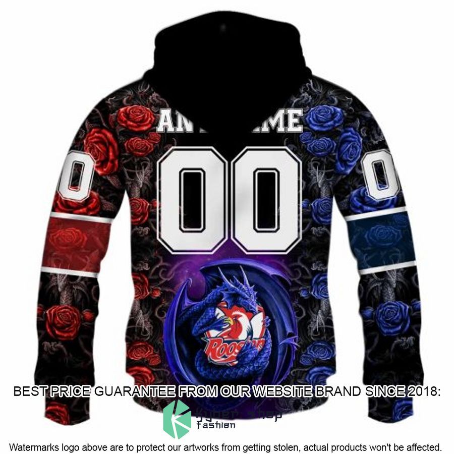 Personalized NRL Sydney Roosters Rose Dragon Shirt, Hoodie 5 Personalized NRL Sydney Roosters Rose Dragon Shirt, Hoodie word2