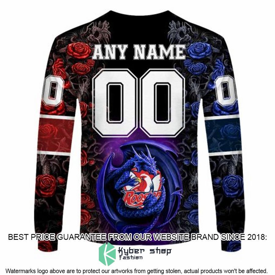 Personalized NRL Sydney Roosters Rose Dragon Shirt, Hoodie 7 Personalized NRL Sydney Roosters Rose Dragon Shirt, Hoodie word2