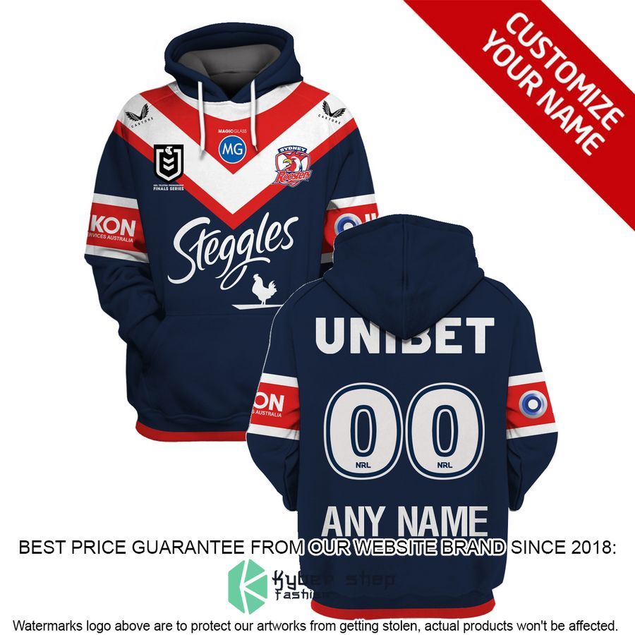 Personalized NRL Sydney Roosters Steggles Shirt, Hoodie