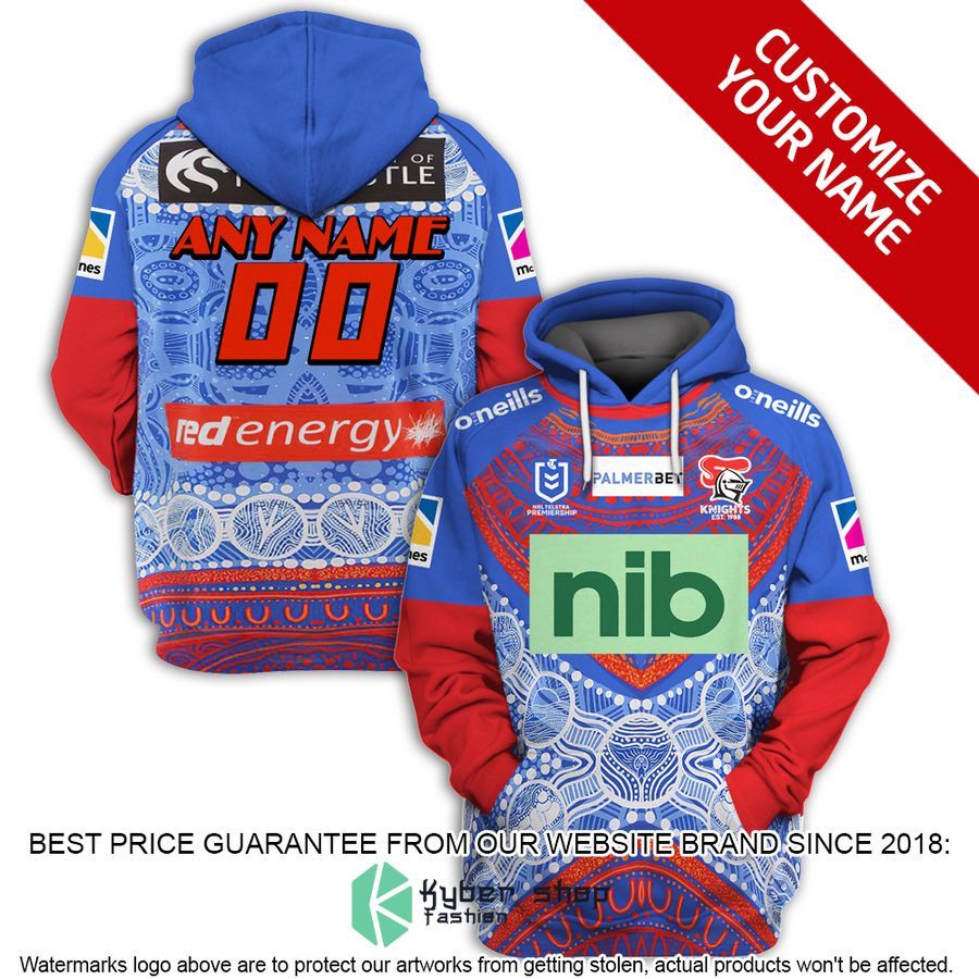 Personalized NRL Telstra Premiership Newcastle Knights Shirt, Hoodie