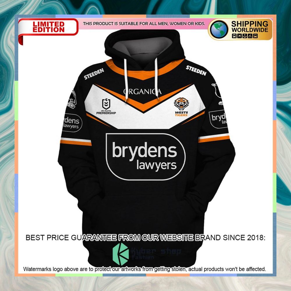 Personalized NRL Wests Tigers black Shirt, Hoodie 13 Personalized NRL Wests Tigers black Shirt, Hoodie word1