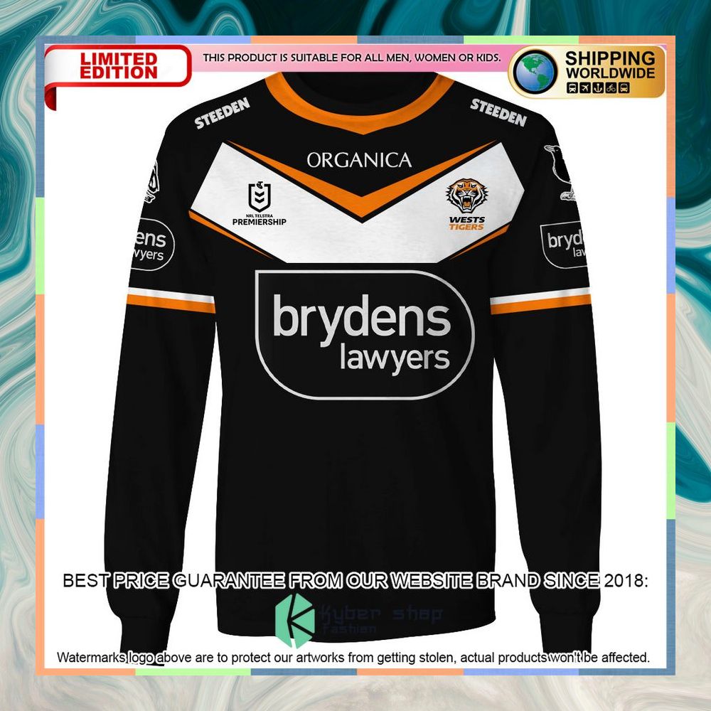 Personalized NRL Wests Tigers black Shirt, Hoodie 15 Personalized NRL Wests Tigers black Shirt, Hoodie word1