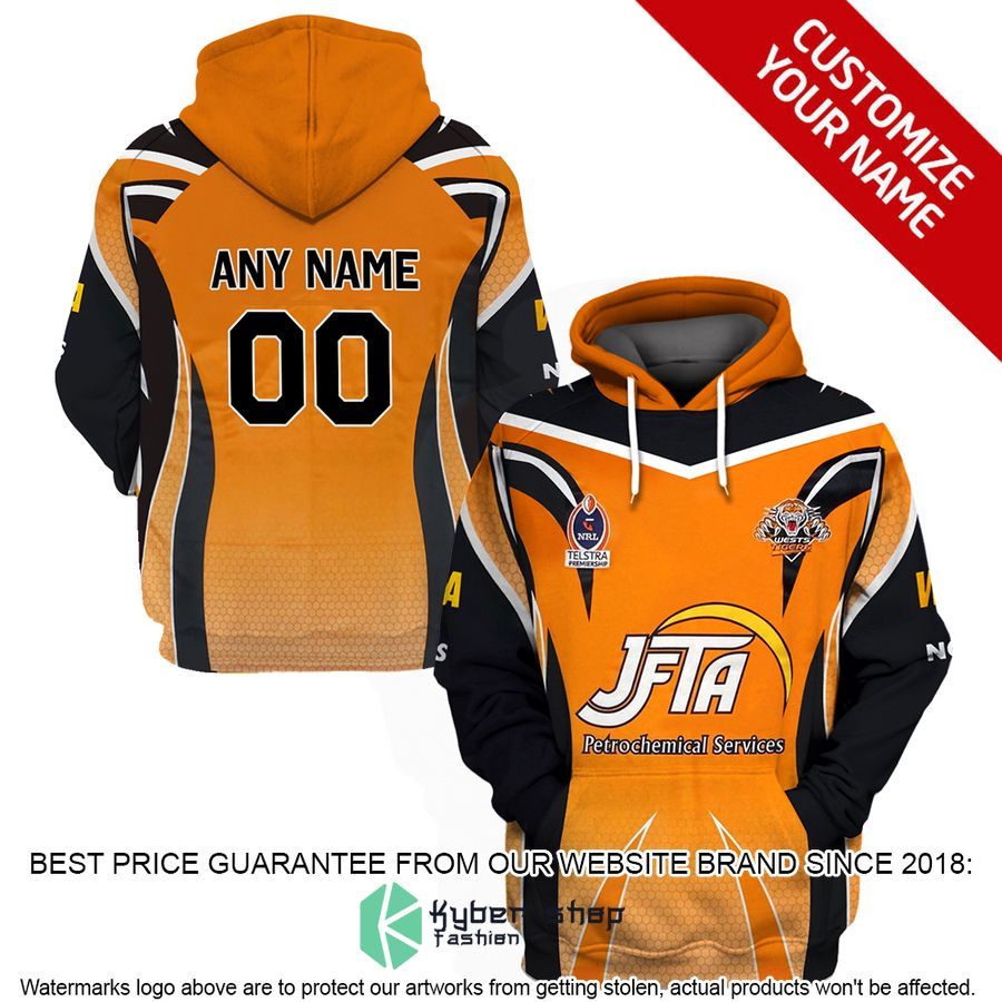 Personalized NRL Wests Tigers Shirt, Hoodie