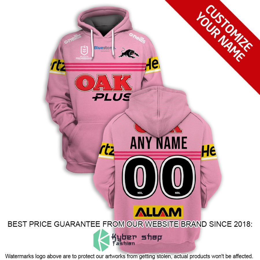 Personalized Penrith Panthers pink Shirt, Hoodie