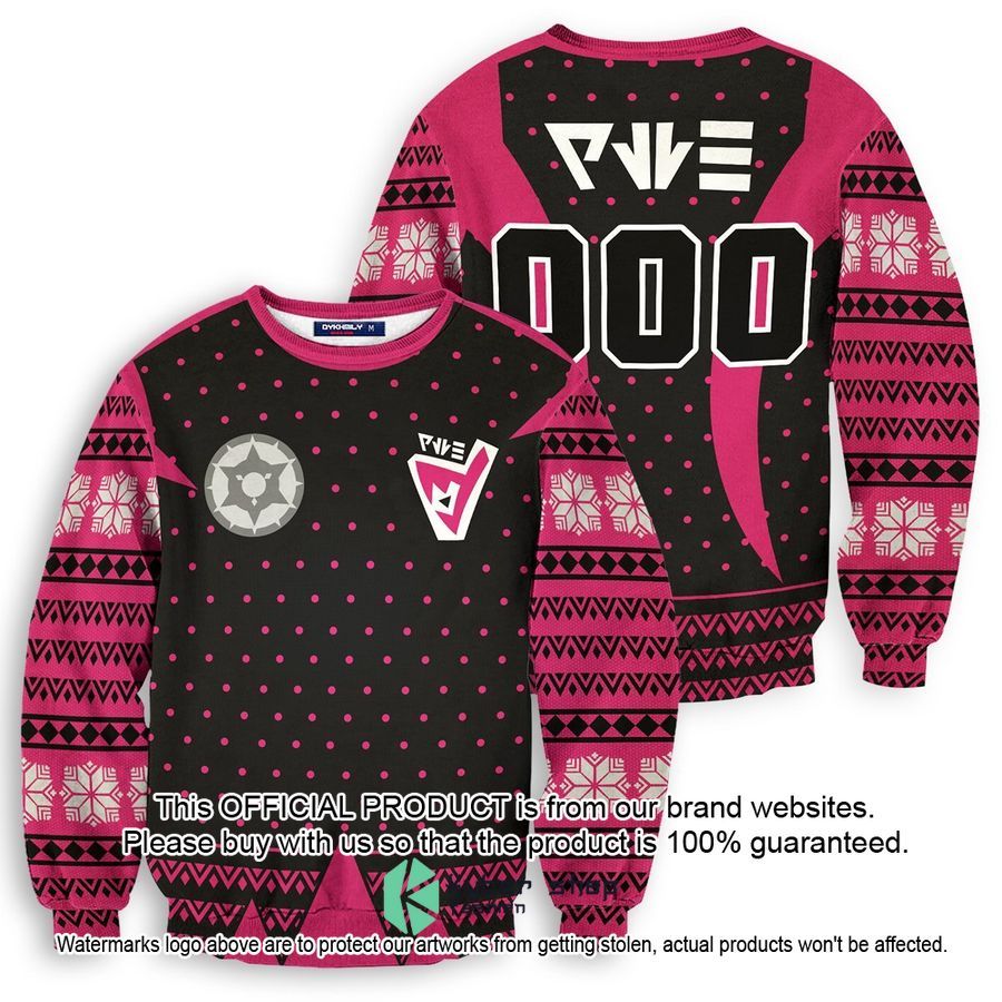 Personalized Pokemon Dark Uniform Christmas Sweater