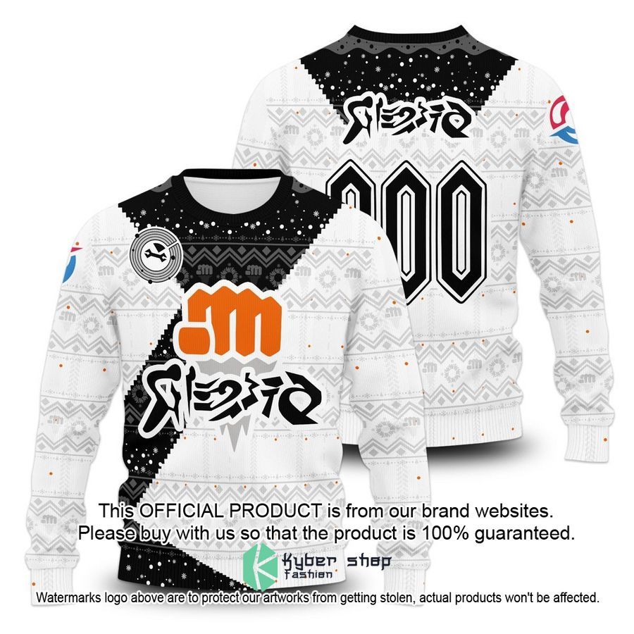 Personalized Pokemon Fighting Uniform Ugly Sweater word1