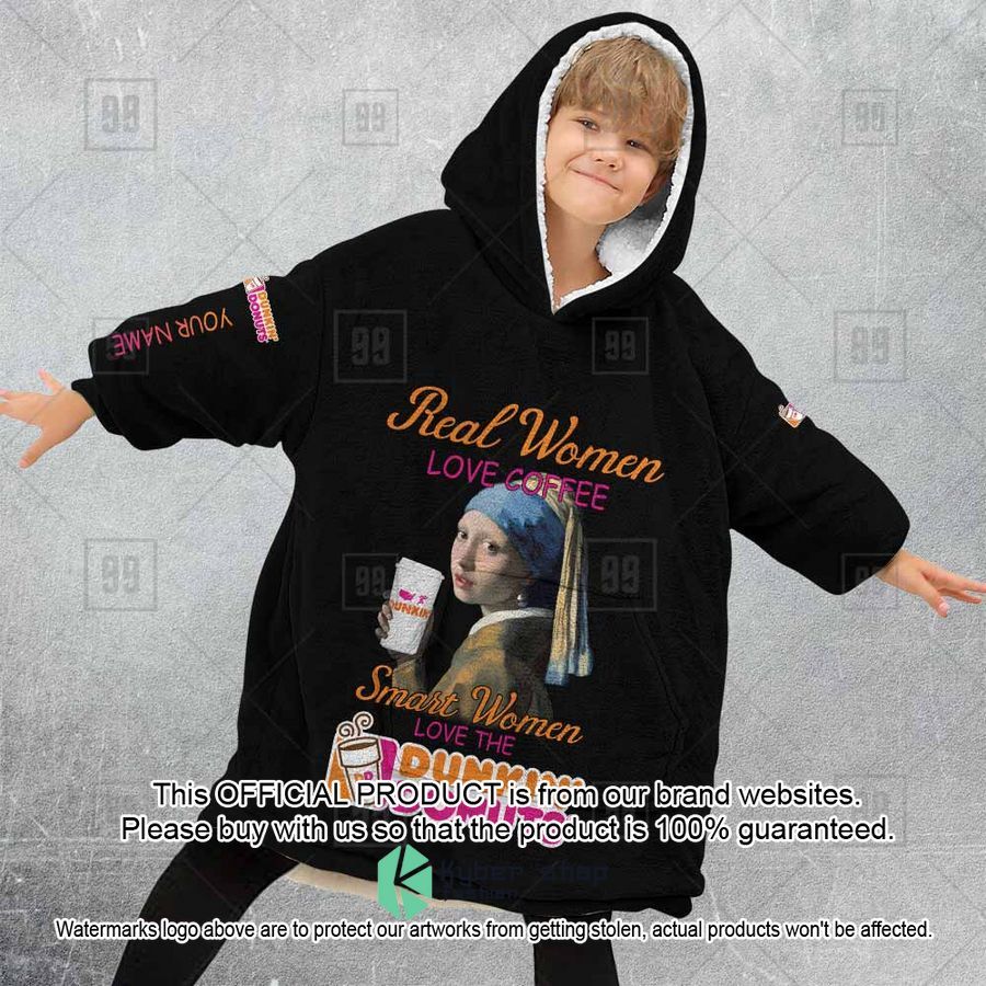 Personalized Real Women love coffee smart Woman love Dutch Bros with a Pearl Earring Oodie Hoodie Blanket 4 Personalized Real Women love coffee smart Woman love Dutch Bros with a Pearl Earring Oodie Hoodie Blanket word3