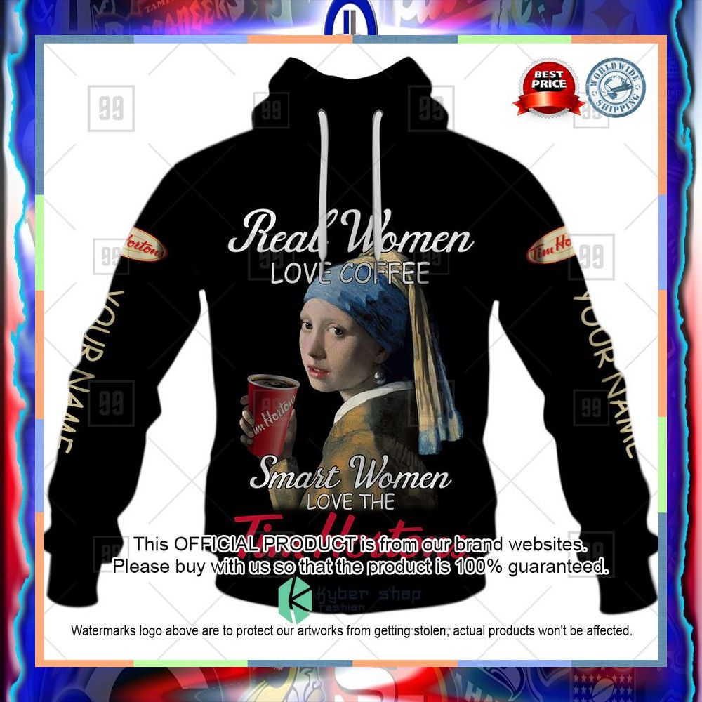 Personalized Real Women love coffee smart Woman love Tim Hortons with a Pearl Earring Hoodie, Shirt 8 Personalized Real Women love coffee smart Woman love Tim Hortons with a Pearl Earring Hoodie, Shirt word3