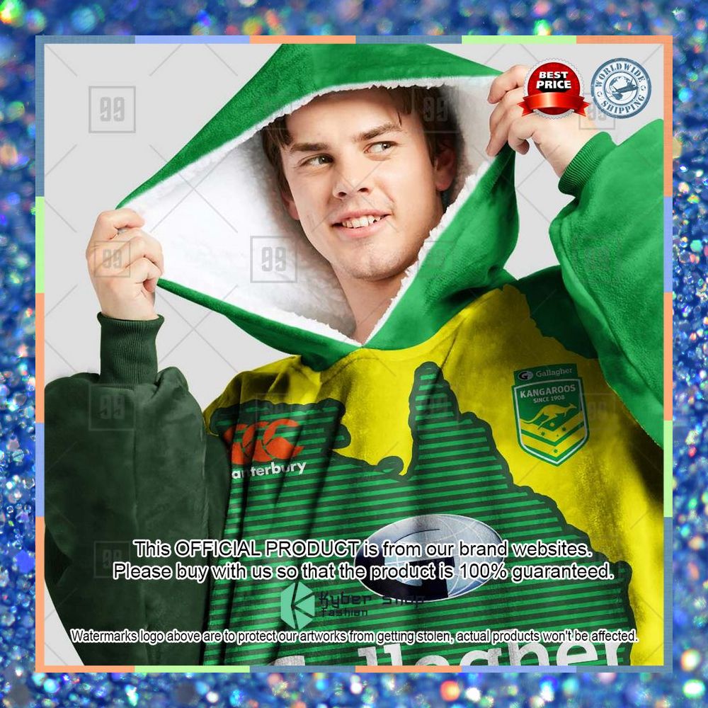 Personalized Rugby League Kangaroos Training Team Oodie Hoodie Blanket 7 Personalized Rugby League Kangaroos Training Team Oodie Hoodie Blanket word3