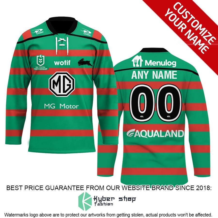 Personalized South Sydney Rabbitohs Hockey Jersey