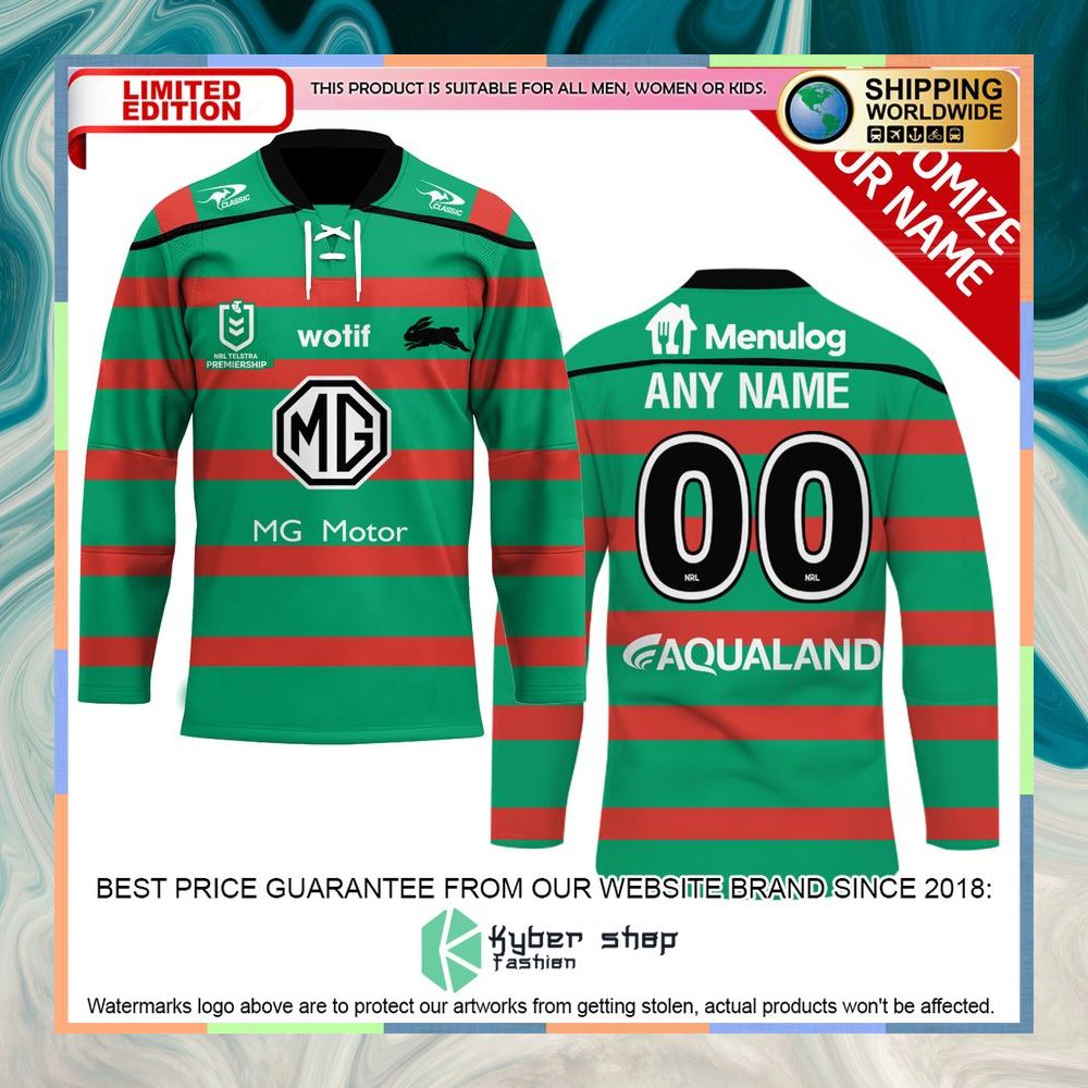 Personalized South Sydney Rabbitohs Hockey Jersey 6 Personalized South Sydney Rabbitohs Hockey Jersey word3