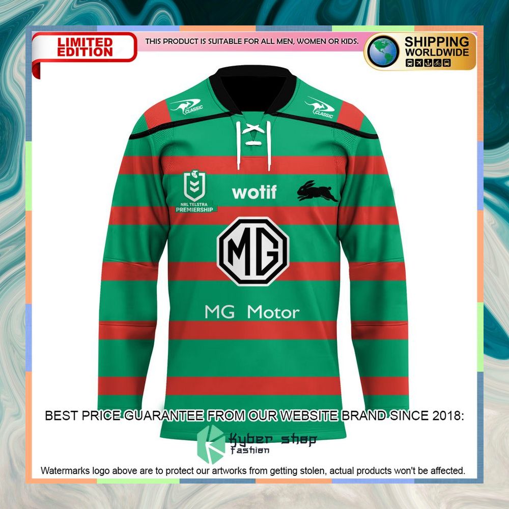 Personalized South Sydney Rabbitohs Hockey Jersey 7 Personalized South Sydney Rabbitohs Hockey Jersey word3