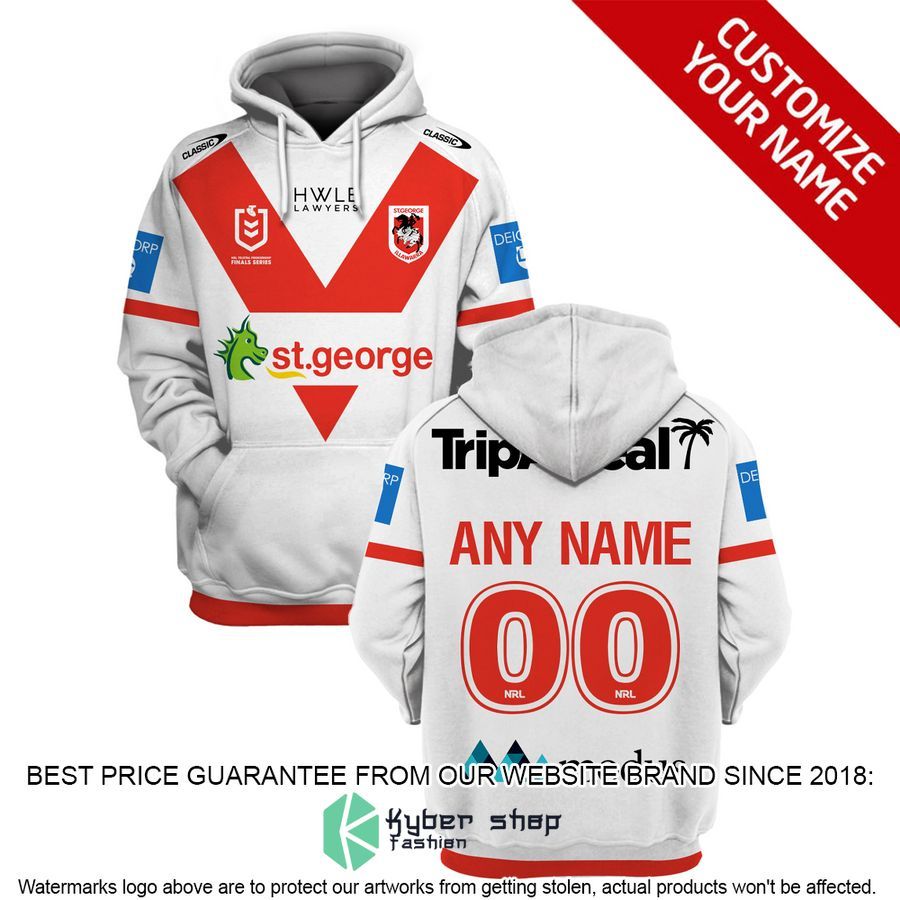 Personalized St. George Illawarra Dragons white Shirt, Hoodie