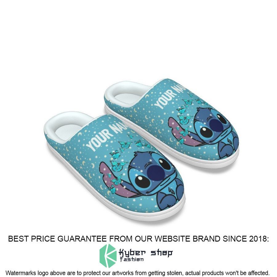 Personalized Stitch Night Butterfly Slipper