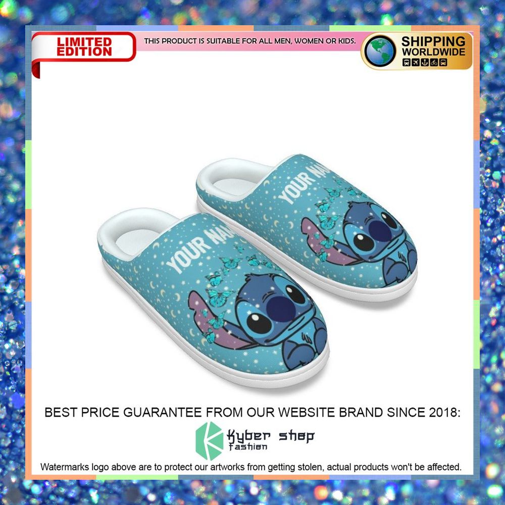 Personalized Stitch Night Butterfly Slipper 4 Personalized Stitch Night Butterfly Slipper word3