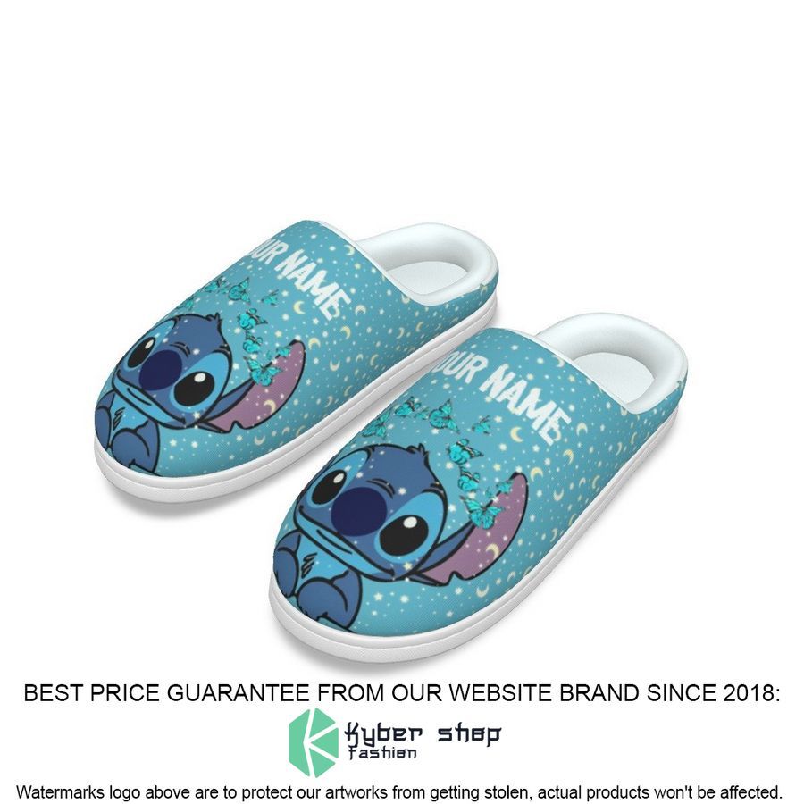 Personalized Stitch Night Butterfly Slipper 3 Personalized Stitch Night Butterfly Slipper word3