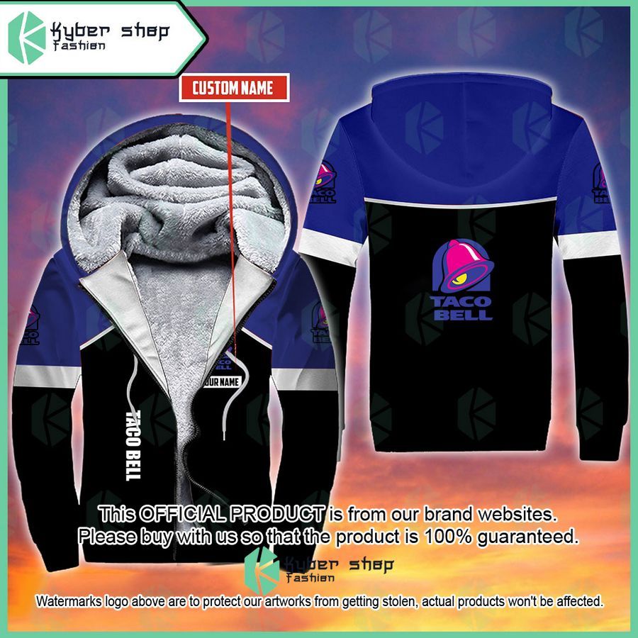 Personalized Taco Bell Fleece Hoodie