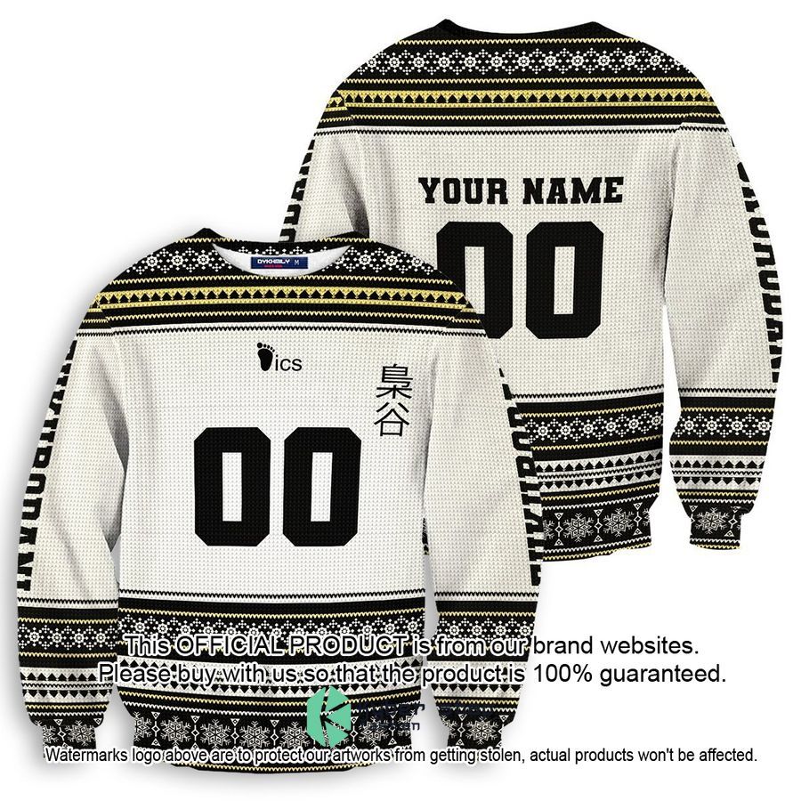 Personalized Team Fukurodani Haikyuu Christmas Sweater
